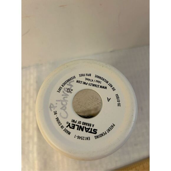 Stanley white thermos 14oz (some scuffs) - Picture 3 of 6